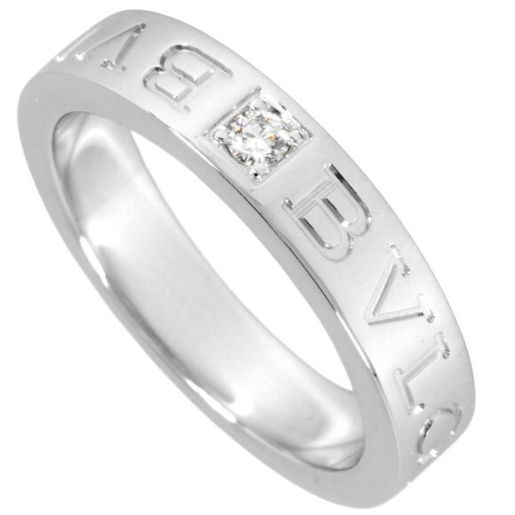 BVLGARI 18k White Gold Diamond Ring - Picture 1 of 6